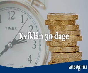 Kviklån 30 dage