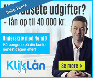 Kliklån lån op til 40000