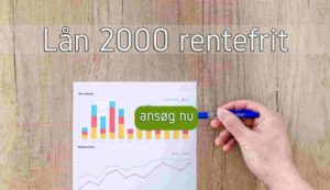 Lån 2000 rentefrit